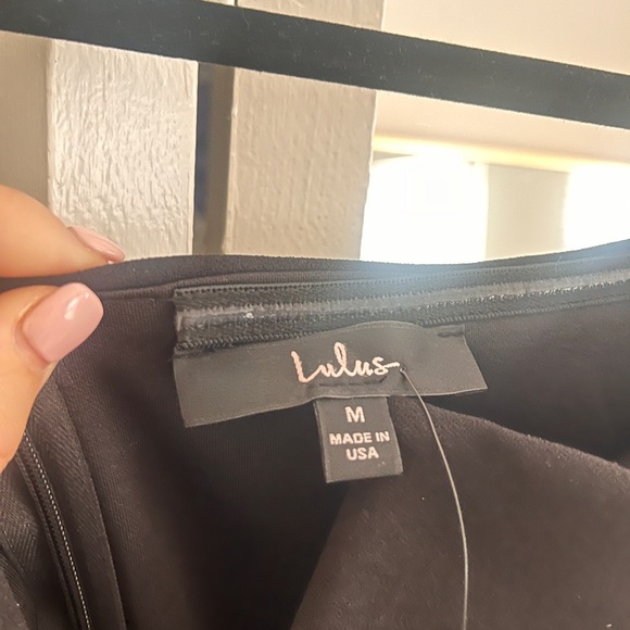 Lulu’s Power of Love Black Strapless Jumpsuit Size M - Picture 6 of 6